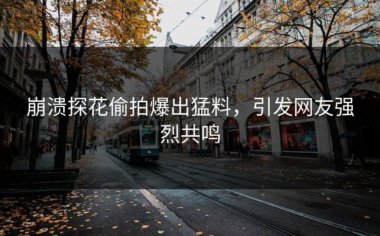 崩溃探花偷拍爆出猛料，引发网友强烈共鸣