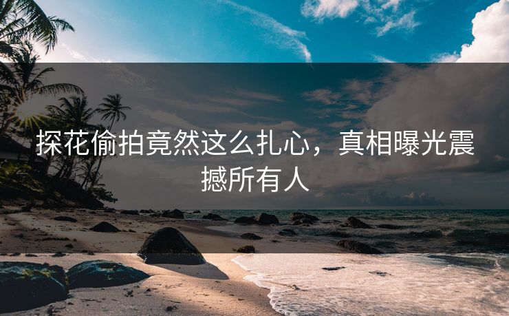 探花偷拍竟然这么扎心，真相曝光震撼所有人
