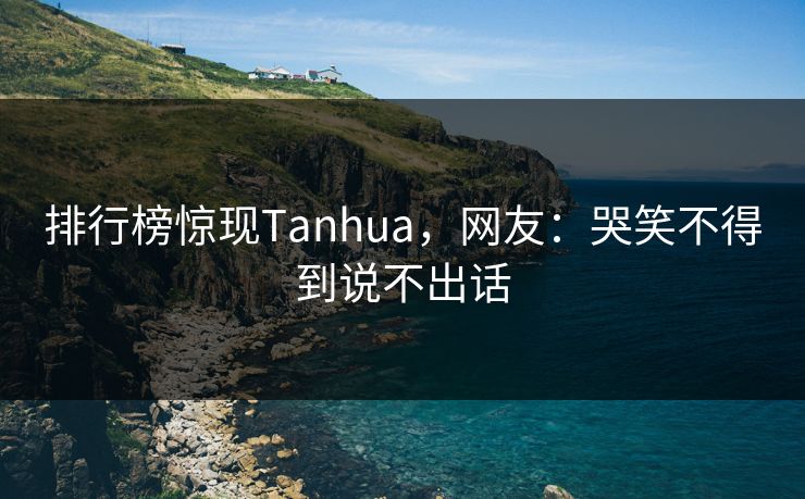排行榜惊现Tanhua，网友：哭笑不得到说不出话