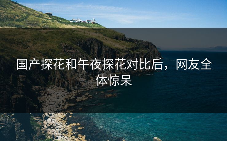 国产探花和午夜探花对比后，网友全体惊呆